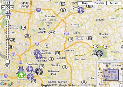 channel store locations - antenna maps by zip code.